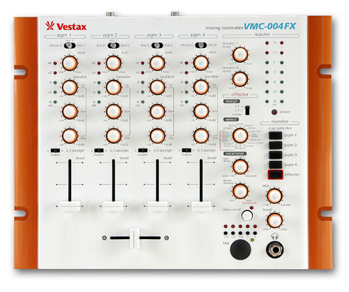 Vestax エフェクター内蔵DJミキサー VMC-004XLu-