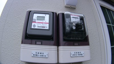 太陽光発電の売買電メーター