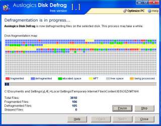 Auslogics Disk Defrag