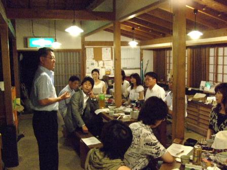 全教研　中垣常務のお話