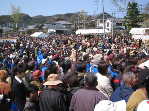 祭場の風景