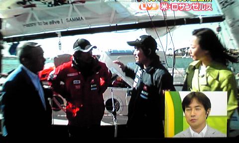 ロングビーチ港TVインタビュー