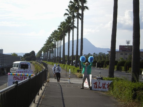 亀川のバスパス越えて声援ありがたい　95.5km(8.51)