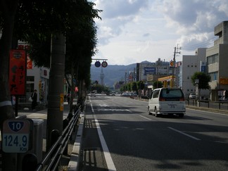 別府タワーが見えた 99.3km(9.33)