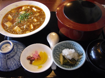 麻婆豆腐定食