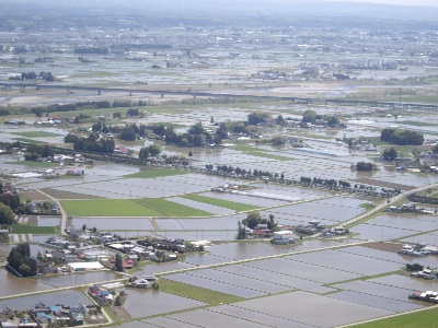 羽黒山から、さくら市方面