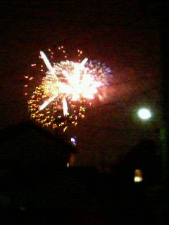 地元の花火２
