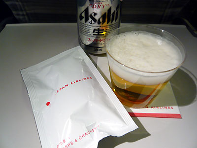 ビールとおかき