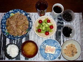 晩ご飯５／３１