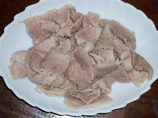 国産豚モモ肉（茹で豚）／旬食材大信