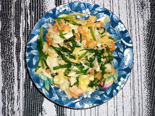 上ホルモン（野菜炒め）／越前のホルモン屋