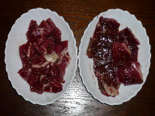 牛肉カルビ・肩ロース焼肉味付き（塩）／フロムワン北海道