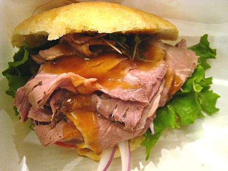 ☆今日の弁当「ローストビーフサンド」09-12-07