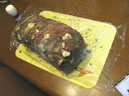 ☆今日の夕食「ローストビーフ」 09-12-06