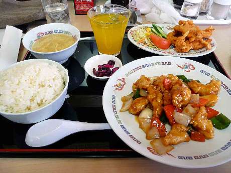 ☆今日のランチ「中華」酢豚 09-10-22