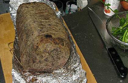 ☆今日の夕食「ローストビーフ」 09-12-06