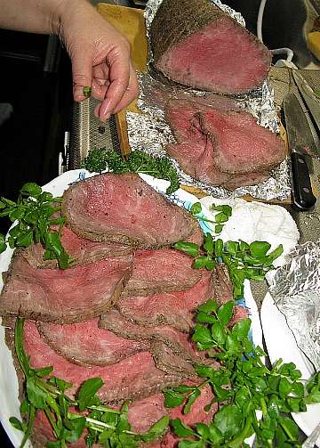 ☆今日の夕食「ローストビーフ」 09-12-06