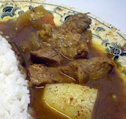 ☆今日のランチ｢印度風カリーライス｣