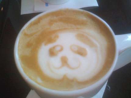 ☆今日のCafe｢エクセルシオール｣パンダ 09-10-27