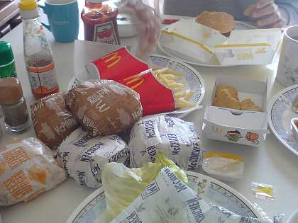 ☆今日のブランチ「マック」 09-11-29