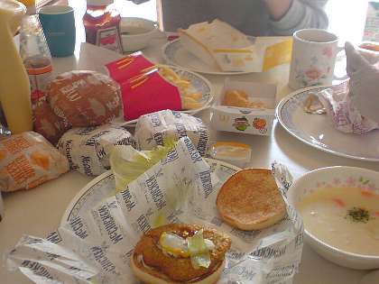 ☆今日のブランチ「マック」 09-11-29