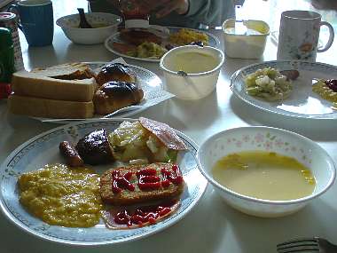 ☆今日大晦日のブランチ「スクランブルエッグ」他