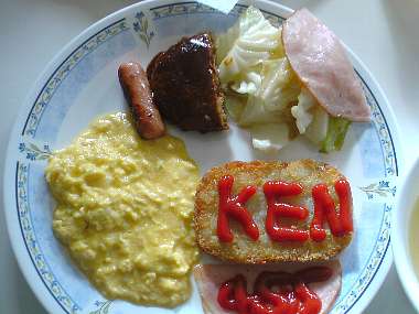 ☆今日大晦日のブランチ「スクランブルエッグ」他