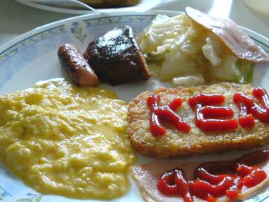 ☆今日大晦日のブランチ「スクランブルエッグ」他