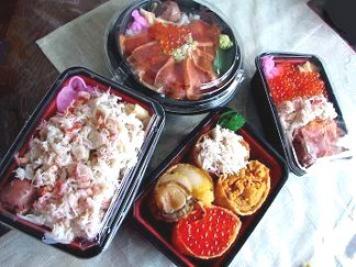 今日のランチ　駅弁　明石他