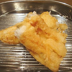本日の昼食　天ぷら　深町