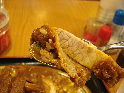 ☆今日のランチ「カツカレー」Byキダ 09-11-26