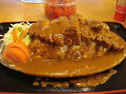 ☆今日のランチ「カツカレー」Byキダ 09-11-26