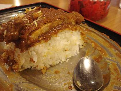 ☆今日のランチ「カツカレー」Byキダ 09-11-26