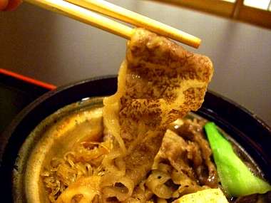 ☆X'masイブのランチ「すき焼き」By有楽町 今半