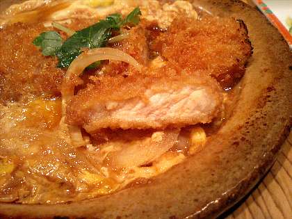 ☆今日のランチ「カツ煮」 By一栄09-11-24