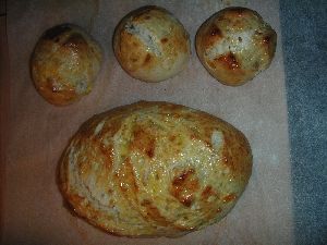 あまりものでパン