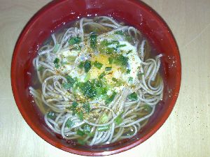 月見そば