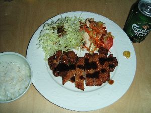 とんかつ。