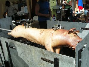 豚の丸焼き