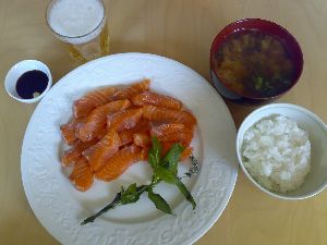 サケのお刺身