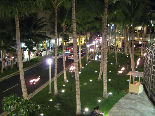 ビーチフォークの夜景