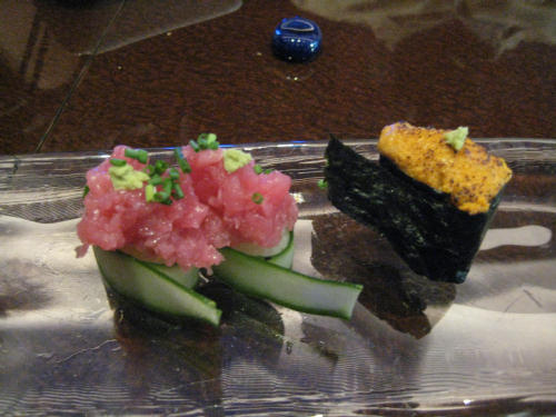 ねぎトロとうに