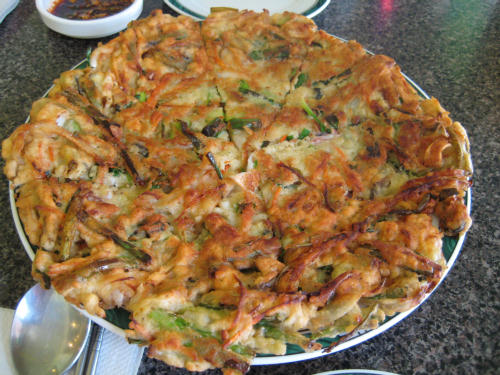 韓国料理チヂミ