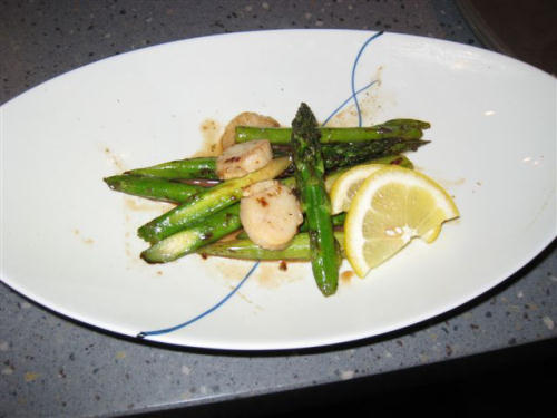 アボガドとホタテ