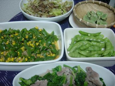 緑いっぱい春野菜♪