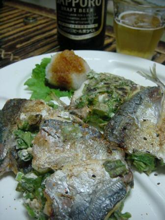 アジのねぎ焼き