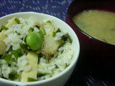 若筍ごはん