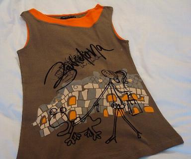 バルセロナで買ったノースリーブ3~旅のお土産