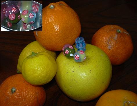 レモンとパーツ玉