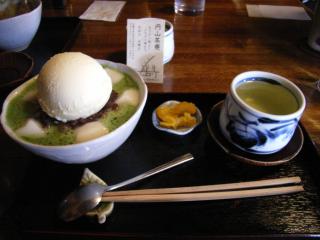 抹茶ぜんざい